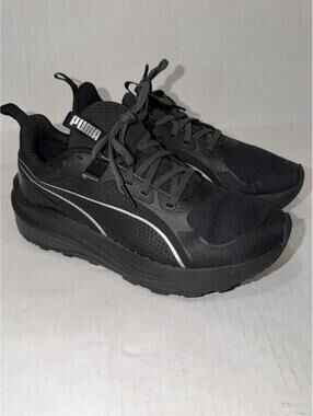 Size 7 US Wmns PUMA Flare Pro Trail Running  Black Sneakers Athletic Shoes